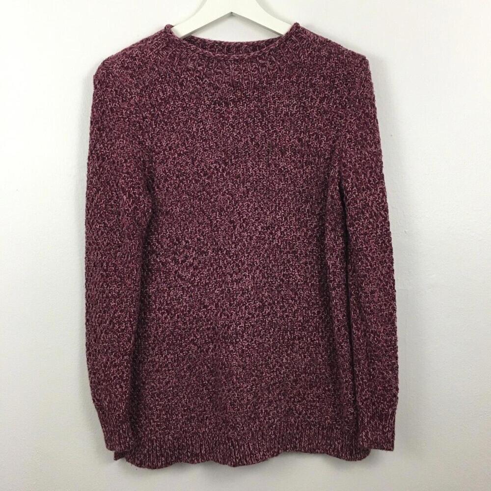 2/$25 LOFT Women’s Pink Multicolor Long Sleeve Sweater Size MP